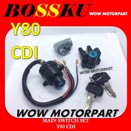 Y80 MAIN SWITCH SET YAMAHA CDI SIUS SET Y80 CDI MAIN SWITCH SET KAP KUNCI SET Y80 SIUS SET Y80 CDI KEY SET BOSSKU 23581