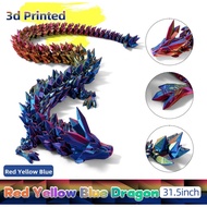 31.5" Giant 3D Printed Dragon Large 3D Dragon Model, 3D Printed FigureBIG, Oversized Poseable