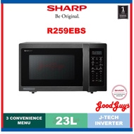 Sharp R259EBS 23L Basic Microwave Oven 900W / Touch Control / J-Tech Inverter / Defrost Menu