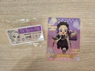 [包平郵][鬼滅之刃] 鬼滅學園 蝴蝶忍 名牌 + Aeonmall 蝴蝶忍 硬膠卡