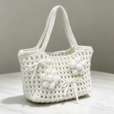 Women's Handbags, Handmade Crochet Bags, Bohemian Style Bags, Mesh Bags, Travel Bags, Bohemian Style