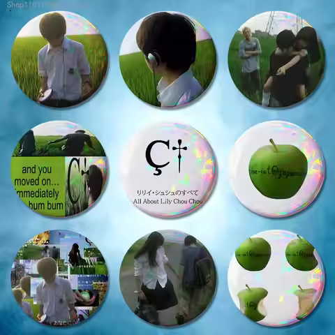 All About Lily Chou-Chou Badges Button Round Creative Pin Brooch Badge Bag Decor Accessories Fans Co