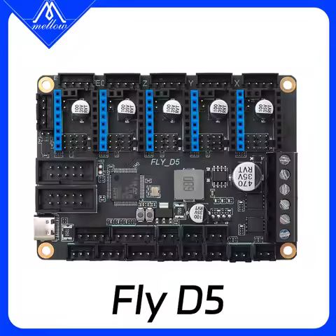 Mellow Klipper/Marlin Firmware DIY 5 Axis FLY D5 Board UART TMC2209 Motor Driver 3D Printer Parts Fo