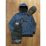 Full print evisu hoodie