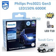Philips Car Headlight Bulb Pro3021 Gen3 LED+1 6000K Suzuki Carry LED T10