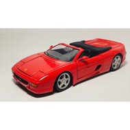 Maisto Shell 1:24 Ferrari F355 7 inches Rubber Tires Open Doors Com Loose Preloved Metal Diecast Car