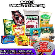 [#P-03] Paket Sembako (beras gula kopi) hampers parsel belanja bulanan
