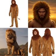 Sigma lion cosplay suit King of the jungle man Halloween party 18045