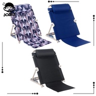 [ Lifting Bed Backrest Sit up Back Rest Foldable Multi Function Bed Chair with Pillow for Dormitory Outdoor Camping