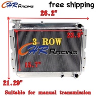 Aluminum Radiator For 1980-1990 Toyota Landcruiser 60 Series HJ60 MT HJ47 4.0 D