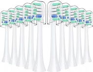 Electric Toothbrush Replacement Brush Heads for Philips Sonicare, Compatible for Philips Sonicare Electric Toothbrush 10 Pack (Blue)