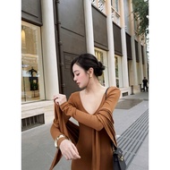 LONG DRESS WITH SCARF 1535