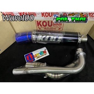 KOU open pipe wave 125 wave 100