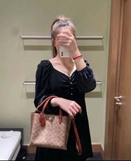 （客人實拍❤️）COACH Willow tote 24迷你托特包