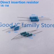 γβγ20/10pcs Direct insertion resistor 2W 3W 5W 1r 1.2R 1.5R 1.8R 2R 2.2R 2.4R 2.7R 3R 10K 11K 12K 15