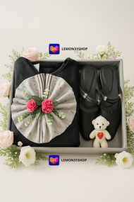 PAKET SESERAHAN GAMIS HIJAB SEPATU HANTARAN NIKAH KADO GIFT HADIAH DRESS JILBAB SEGIEMPAT AZARA