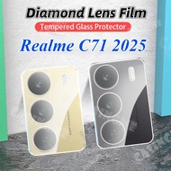 For Realme C71 4G 2025 Clear Transparent Tempered Glass 3D Camera Lens Protector For Realme C71 Real