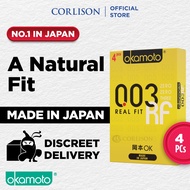 Okamoto 003 Real Fit Condoms 4s | Extra Thin