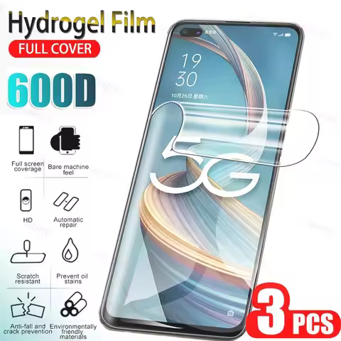 3Pcs Screen Protector Hydrogel Film For Sharp Aquos Sense8 7 Plus V6 4 Sense6s Sense4 Basic Lite Plu
