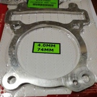 LC135 BLOCK GASKET ALUMINIUM 4MM  - 74MM