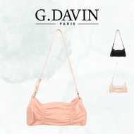 G.DAVIN Ladies Handbag | Beige Black Brown Zipper Handbag