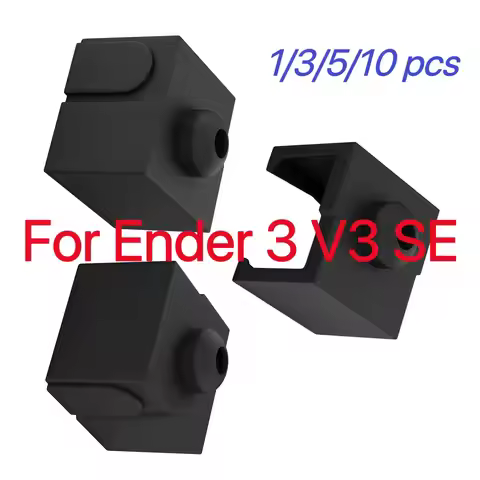 1/10PCS Silicone Socks For Ender 3 V3 SE Heating Block Cover Hotend Heat Insulation Case For Crealit