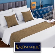 SELLER BED RUNNER / SELENDANG KASUR MOCHA BY ROMANTIC STANDARD HOTEL