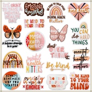 ♚ Be Kind To Your Mind - Bohemian Inspiring Words Iron-On Patch ♚ 1Pc DIY Sew on Iron on Badges Patc