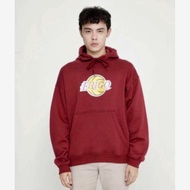 KATUN MERAH Original ERIGO Hoodie From New Fs Cotton Print Motif Maroon Red Size ML