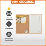 Bi-silque Combination Board Cork Board 90x60 Cm