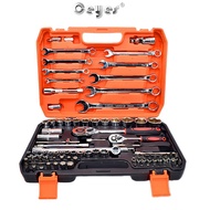 Ceyes Tool Sets 46/53/82Pcs Socket Wrench Set Motorcycle Tools Set Torque Kit Car Auto Repair Tools