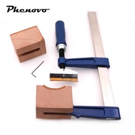 [Phenovo] Fret Press Tool Kit Fret Insert Luthier Press Tool & 2 Wooden Soundhole Cauls
