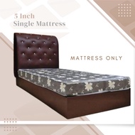 [DIRECT FACTORY] SINGLE MATTRESS 5 INCI / TILAM SINGLE 5 INCI - HIGH QUALITY REBOND