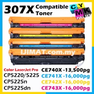 SET Compatible to HP 307A Color LaserJet CP5225 CP5225n CP5225dn CP5220 CE740A CE741A CE742A CE743A 