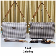 Tas Selempang b girl tas wanita 748 2 ruang motif square