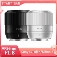 TTArtisan 56mm F1.8 AF APS-C Large Aperture Auto focus Lens Prime Portrait Lens For Camera Sony E Ni