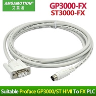 HB GP3000/ST-FX Suitable Proface GP3000 ST3000 Series HMI Touch Panel Connect Mitsubishi FX Series P