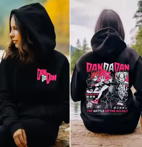 Dandadan Okarun Hoodies Merch Pullovers Women Men Fashion Casual Long Sleeve Sweatshirts