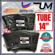 TUBE ORS 70/90-14 80/90-14 TAYAR TIRE TYRE MOTORCYCLE MOTOR TUBED TYPE 14 INCH