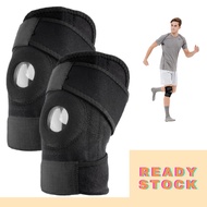 Knee Protector Knee Support Sports Knee Pad Fitness Knee Guard Support Breathable Adjustable Pelindung Lutut Kaki 膝盖护垫
