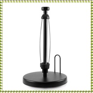 (OHKW) Paper Towel Holder Countertop Paper Towel Stand with Ratchet System for Kitchen Bathroom Blac
