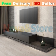 Nova&Store Coffee Table Combination Retractable Console Modern And Simple Floor TV Cabinet