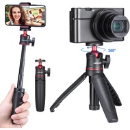 ULANZI MT-08 Extension Pole Tripod, Mini Selfie Stick Tripod Stand Handle Grip for Webcam iPhone 11 