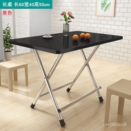 XYFolding Table Dining Table Rental House Table Rental Dining Household Small Apartment Dormitory Outdoor Portable Simpl