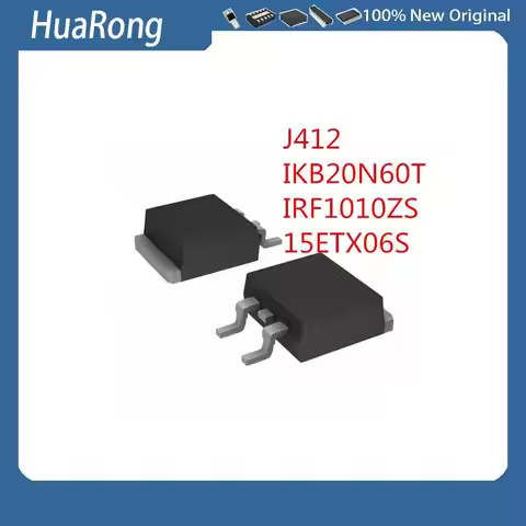 10Pcs/Lot J412 2SJ412 IKB20N60T K20T60 IRF1010ZS F1010ZS 15ETX06S TO-263