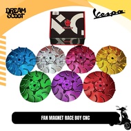 Fan Magnet Race Boy CNC Magnetic Fan Vespa Matic Vespa Sprint Vespa Primavera Vespa S Vespa Lx Vespa