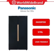 [TANGKAK] Panasonic NR-S621BB-MY 570L Side By Side Refrigerator