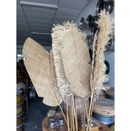 minimum 3 unitdaun rotan,banana leaf,daun decor,rattan leaf,ready stock daun pelamin🌶️🌶️minimum3btg