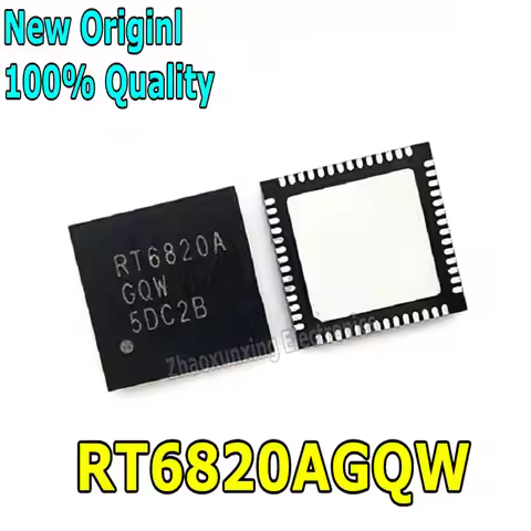 5~10PCS New RT6820AGQW RT6820A RT6820GQW RT6820 QFN-56 Chipset