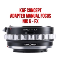 K&F Concept KNF Lens Adapter | NIK G - FX | NikonG Nikon GF Pre-AI AI AI-S AF AF-S AF-D Lenses to Bo